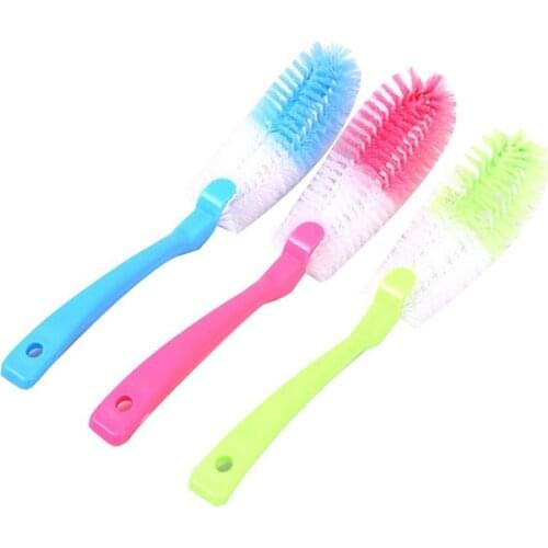 Long Handle Bottle Brush Cleaner Cup Bottom Scrubber Cleaning Washing Brushes for Water Bottles Tea Cups Glass dropshipping