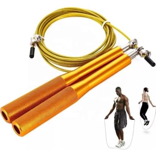 Weighted heavy Skipping Ropes Cable Steel Adjustable Fast Speed Jump Ropes Fitness Training Sports Exercises jumping ropes