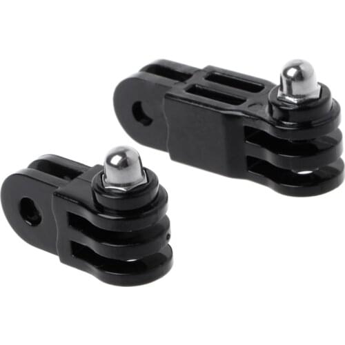 Prolong Extension Connector adapter 3-way Pivot Arm Bicycle Helmet Mount Extender for GoPro Hero 5/4/3+/3/2/1 For SJCAM