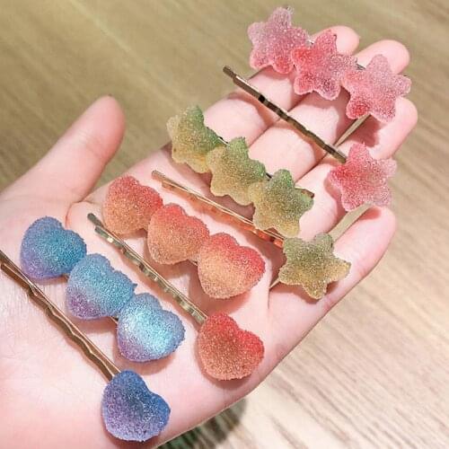 Multi Style One Word Clip Side Clip Hair Ornament Clip Sen Style Fairy Tale Hair Clip Headdress Folder Styling Tool