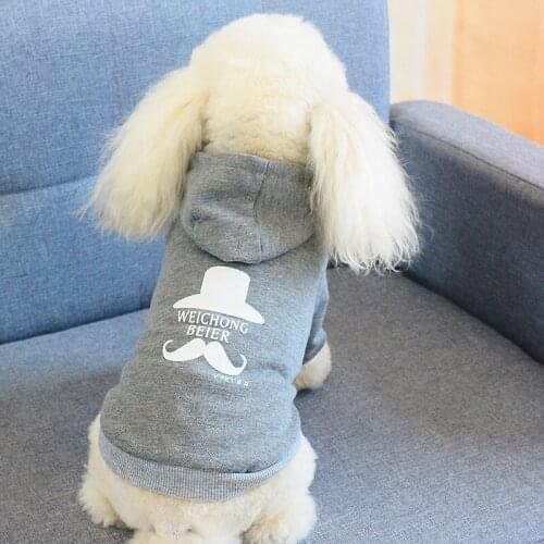 Winter Dog Hoodie Puppy Clothes Pet Clothes Designer Dog Clothes for Small Dogs Yorkshire Dog Costume