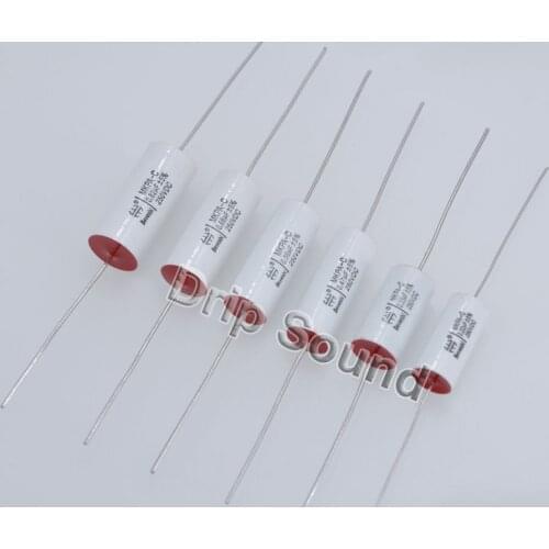 2pcs 0.1uF-1.5uF 250V Speaker Frequency Divider Amplifier Crossover Filter Metallized Polypropylene Film Non-Polarity Capacitor