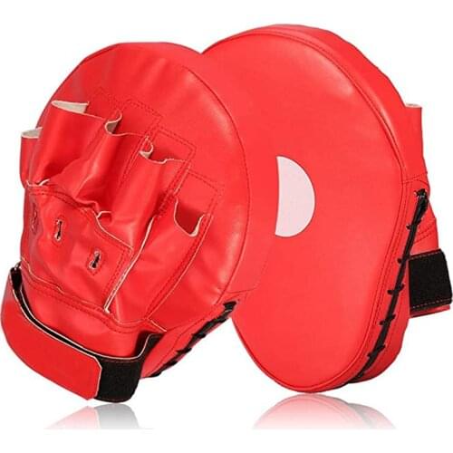 2pcs Kick Boxing Gloves Pad Punch Hand Target Karate Mitt Focus Pad Sanda Fitness Training Equipment MMA Thai Free Fight Pad Kit
