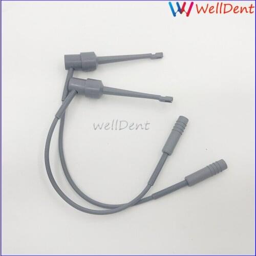 2 Pcs Dental File Clip Suitable Woodpecker Ems Apex Locator Measuring Instrument Fit For Woodpeckeriii, Vdw 5 Densply And Morita
