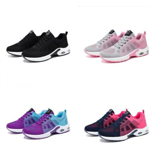 2021 Air-cush Autumn Outdoor Women Casual Running Shoes Tenis Comfortable Lightweight Soft Soled Mesh Jogging Ladies Sports Shoe