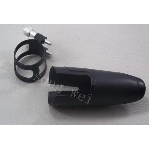 5 sets Alto Eb sax Plastic ligature and cap