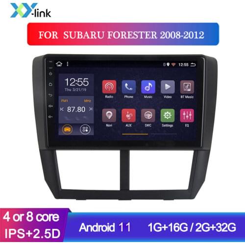 Android 8.1 car gps navigation system FOR Subaru Forester 2008 - 2012 multimedia radio audio stereo accessories bt no 2 din dvd