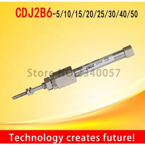 CDJ2B6*5 double Action single Action Pneumatic SMC Type Mini Air Cylinder Bore 6mm Stroke 5/10/15/20/25mm CDJ2B6-5/10/15/20/25