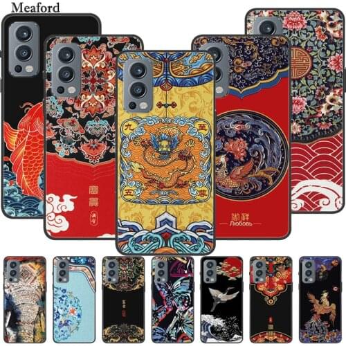 For Oneplus Nord 2 5G Case 3D Dragon Emboss Soft TPU silicone Back Cover Case For Oneplus Nord2 5G One Plus Nord 2 Coque Bumper