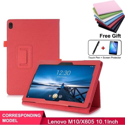SZOXBY For Lenovo Tab M10 TB-X605 PU Leather 10.1 Inch Case Tablet Child Safety Anti-Fall Hockproof Shockproof Stand Cover