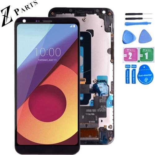 5.5'' Original For LG Q6 LG-M700 M700 M700A US700 M700H M703 M700Y LCD DIsplay + Touch Screen Digitizer Assembly With Frame
