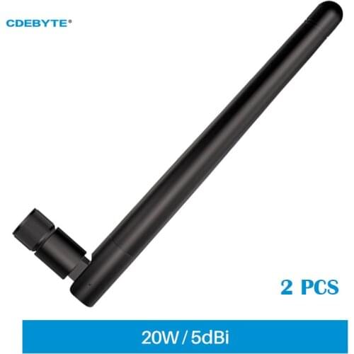 2 PCS GPS Beidou Antenna 5dBi SMA-J Rubber Rod for Car Dealer Bus Stop Announcer Taxi Company Navigation CDEBYTE TXGB-JK-11