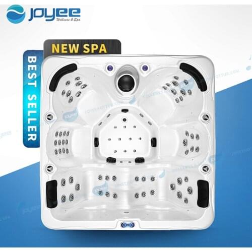 JOYEE Fast Delivery Hot Sale 6 8 person garden design jaccuzi Air bubble jets outdoor spa function Pool/outdoor whirlpool