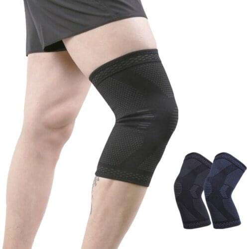 Compression Breathable Elastic Knee Pad 1PC Running Cycling Knee Support Guard Braces Elastic Workout Sport Sleeve For Fitness