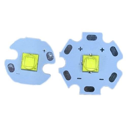 15W XML3 Lights Full Power LED 5050 For LED Flashlight Lamp Bead White 6500K With 16mm 20mm copper Base