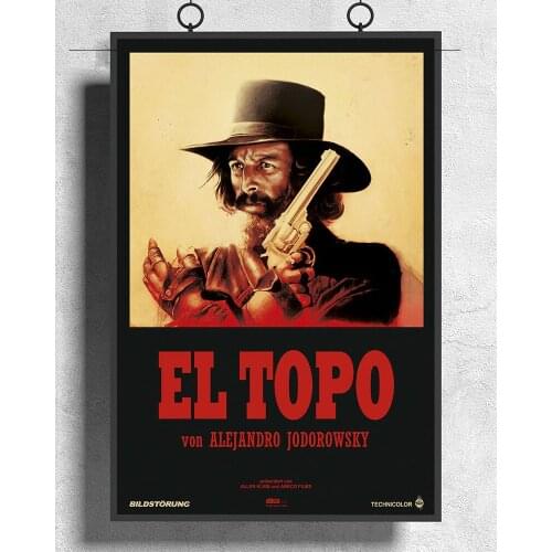L367 EL TOPO Movie RARE European Version Alejandro Jodorowsky Silk Fabric Poster Art Decor Indoor Painting Gift