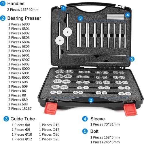 BIke MTB Bearing Press Set For Wheels/Hub Bearing Installation Bicycle Soft Tail Frame Turning Point Bearing Hub Assembly Tool