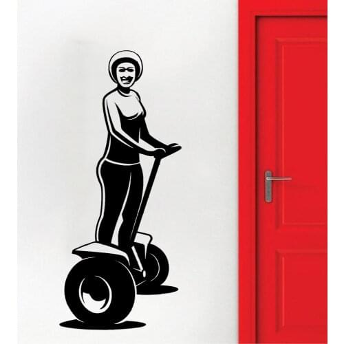 Bicycle Scooter Wall Decal Vehicle Segways Vinyl Home Interior Wall Stickers for Baby Room Boy Large Decoration On The Wall 3183