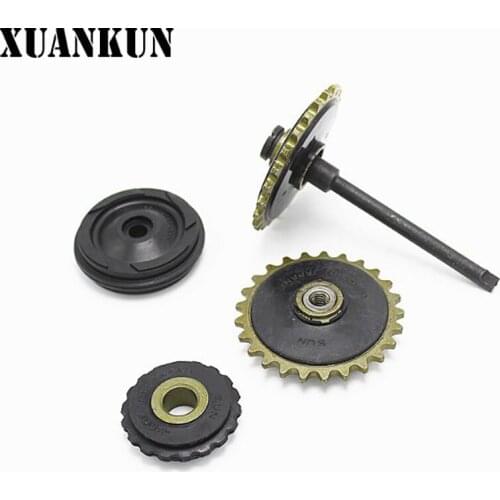 XUANKUN Motorcycle JH70 90 100 110 Guide Wheel Tensioner Wheel Oil Pump Wheel Three Wheel Parts