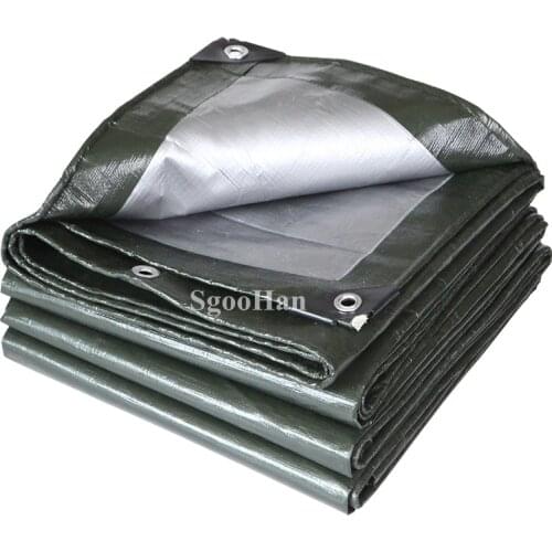 PE Rainproof Cloth Tarpaulin Garden Outdoor Awning Shading Sail Boat Truck Canopy Ground Sheet Pet House Cover Waterproof Cloth
