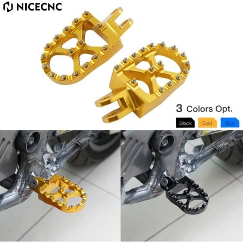NICECNC Foot Pegs FootRest Footpegs Rests Pedals For Suzuki DRZ400S DRZ400SM DRZ 400S 400SM 2000-2021 Motorcycle Accessories