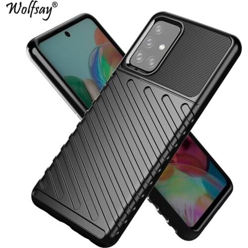 Rugged Fiber Shield Cover For Samsung Galaxy A72 5G Case Anti-knock Full Cover Case For Samsung A72 5G Case For Samsung A72 5G