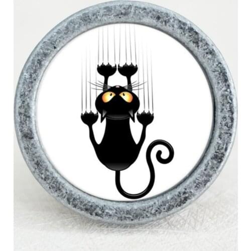 Zinc Alloy Cabinet Handles Cat Shape Drawer Pulls Dresser Drawer Knobs Handmade Handle Kitchen Cupboard Knob Furniture Hardware