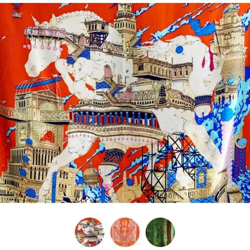 Pure Mulberry-Silk Scarf 140 Hand Rolled Women Mulberry-Scarf Wrap Shawls Hand Rolled Silk Scarfs Big Silk Scarf Top Horse