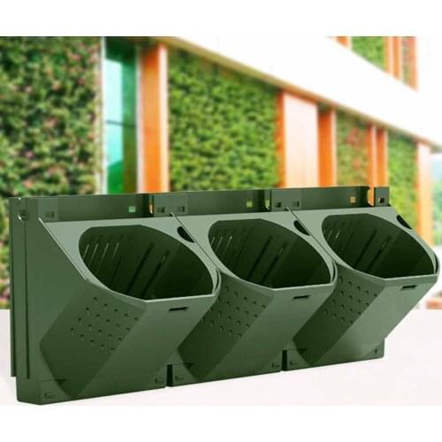 Outdoor Wall Mounted Three-dimensional Greening Plant Flower Pot Container Box Flowerpot maceta planter pot a flower pot planter