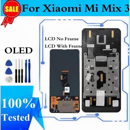 AMOLED For Xiaomi Mix 3 LCD Display Touch Screen Digitizer Assembly For Mi Mix3 Mix 3 Display Screen Replacemant Spare Part