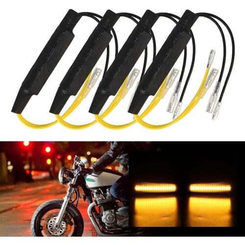 12V Motorcycle Flasher Indicator Load Resistor Fault Decoder 26 Ohm Solve Blinker Error LED Turn Signal Lights