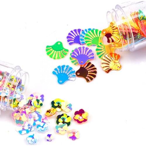 13 Types Golden Beads Accessories Sequins DIY Nail Art Crystal Epoxy Material Sequin For Silicone Mold Making Jewelry Decoration