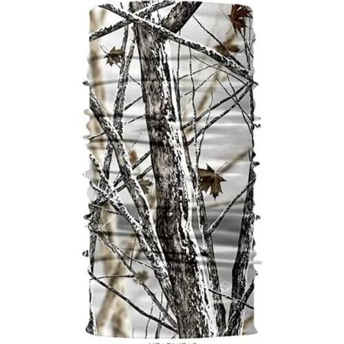 2020 Snow White camo Motorcycle Headwear Biker Magic Headscarf Tube neck BandanaHunting Fishing Veil Face Field