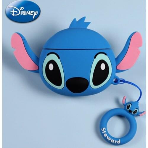 2021 Disney Cartoon Cute Stitch Case for Airpods 1 2 Pro 3 Protective Bluetooth Wireless Earphone Charging Cover