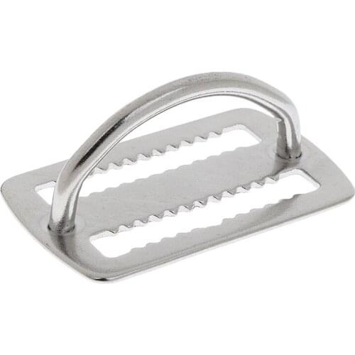 316 Stainless Steel D Ring Buckle Scuba Diving Weight Belt Keeper for 5cm Weight Belt Surfing Swimming Sport Accessories