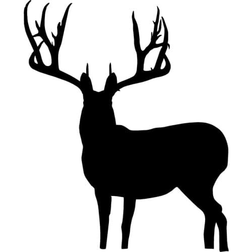 40614# Die-Cut Vinyl Decal Big Buck Hunting Car Sticker Waterproof Auto Decors on Car Body Bumper Rear Window