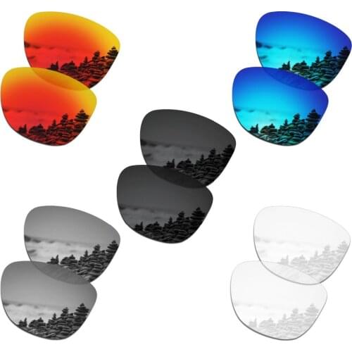 SmartVLT 5 Pairs Polarized Sunglasses Replacement Lenses for Oakley Frogskins - 5 Colors