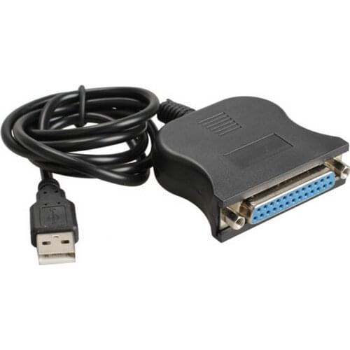 95cm USB 1.1 to DB25 Female Port Print Converter Cable LPT USB Adaptor LPT Cord Wire LPT to USB Line for Desktop Computer PC