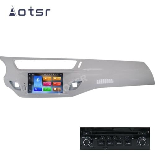 AOTSR Android 10 Car Player For Citroen C3 DS3 2010 - 2016 GPS Navi Tape Recorder DSP 1 Din Radio PX5 4+64G Central Multimedia