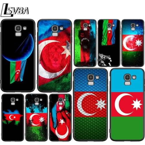 Azerbaijan Flag for Samsung Galaxy J2 J3 J4 Core J5 J6 J7 J8 Prime duo Plus 2018 2017 2016 Silicone Phone Cover