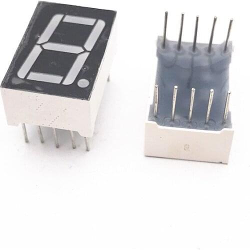 20pcs 1bit 1 bit Common Cathode/Anode Digital Tube 0.56in. Red LED Digit 7 Segment