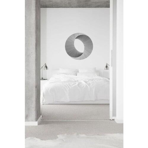 YOYOYU Art Home Decor Optical Illusions Mobius Sun Geometric Wall Decal Vinyl Sticker Bedroom Living Room Decoration WW-500