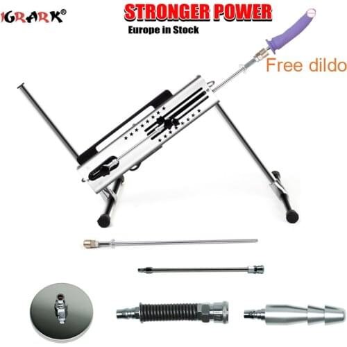 IGRARK Extremely Quiet Automatic Sex Machine Vac-u-Lock Turbo Power Sex Machine Gun Solid Steel Erotic Love Machines for Women