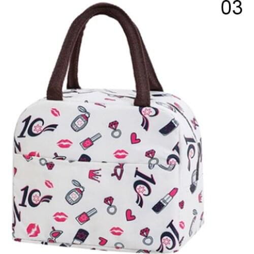 Insulated Lunch Bag Oxford Cloth Built-in Aluminum Film Leak-Proof Lunch Box Container for Adult Kid Women and Men TS2