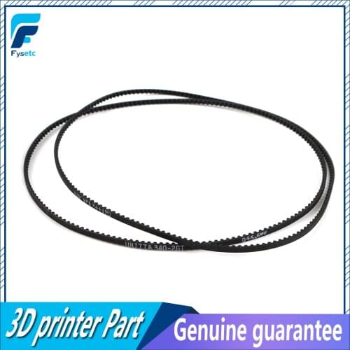 Japan UNITTA H4509L 340-2GT-2 3D Printer 2GT Belt Closed Loop Fiberglass Rubber GT2 Timing Belt Length 340mm