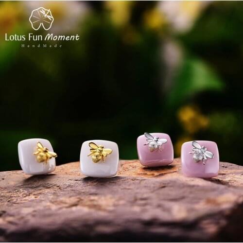 Lotus Fun Moment Silver Earrings