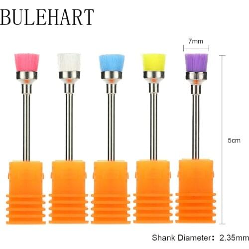 Manicure Cutters Nail Art Drill 4 Color Electric Nail Drill Brush Nail Polish Remover Nail Dust Collector Brush