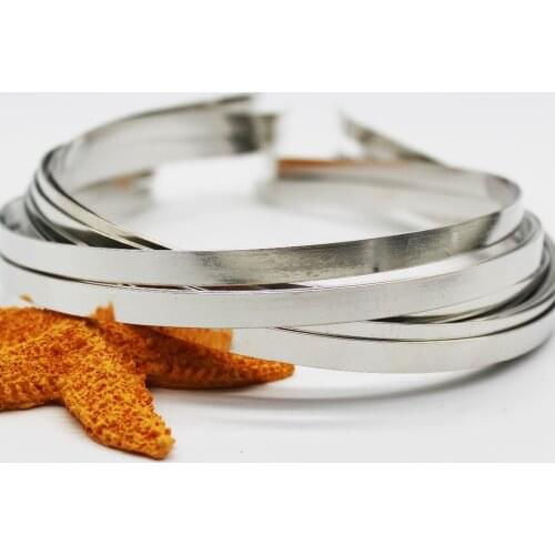 Hairbands 3 4 5 6 7 10 MM Hair headbands Accessory Hair Hoops for jewelry DIY Sliver