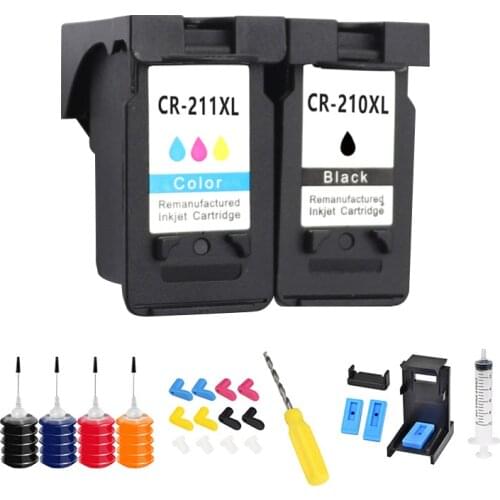 PG210 PG 210 CL211 XL ink cartridge for Canon PG-210 CL-211 for Canon Pixma IP2700 IP2702 MP240 MP250 MP260 MP270 MX340