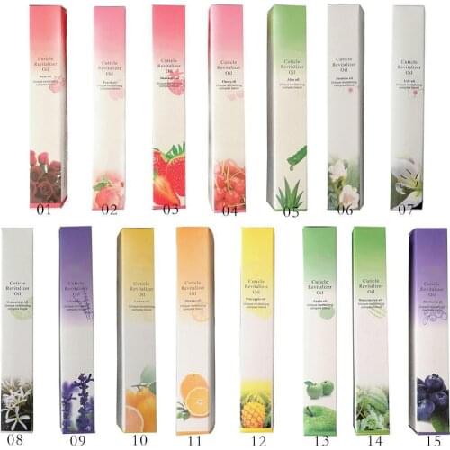 Dropship 15 Smells Nail Nutrition Oil Pen Nail Treatment Nail Cuticle Polish Prevent Nourish Revitalizer Oil Gel Skin Agnai X6L3